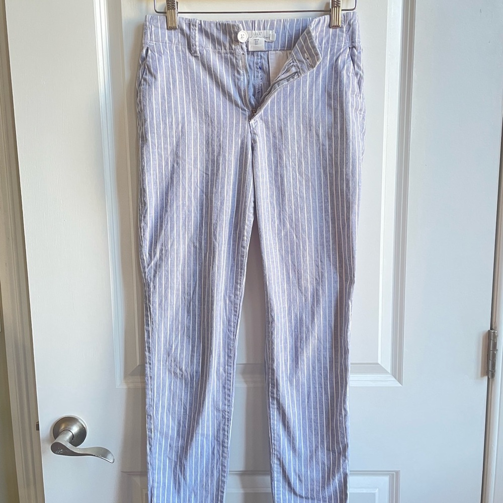 Blue Striped Slacks